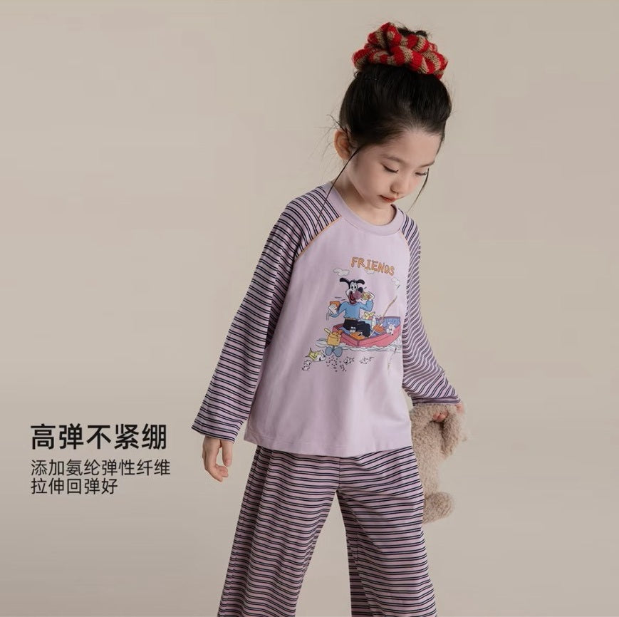 110-170cm 兒童.中大童|雲朵絨居家服套裝