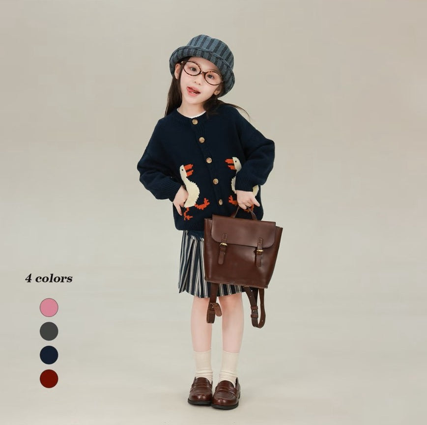 80-160cm ♥︎ 兒童卡通長袖針織衫|4 colors
