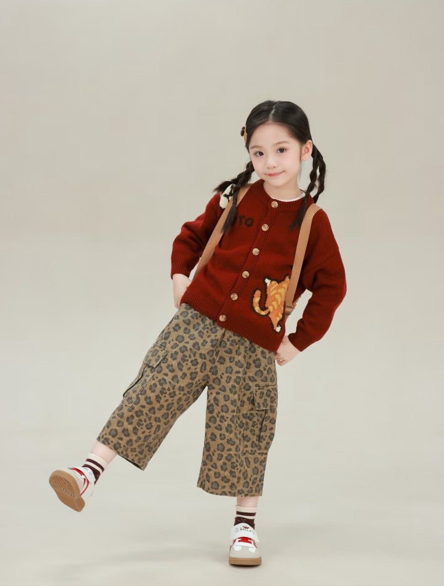 80-160cm ♥︎ 兒童卡通長袖針織衫|4 colors
