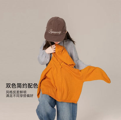 110-170cm親子裝｜羊毛混紡連帽外套｜多場景百搭