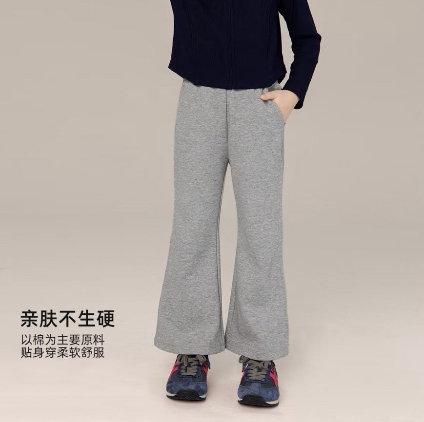 110-170cm 女童秋冬休閒長腿喇叭褲｜百搭單品