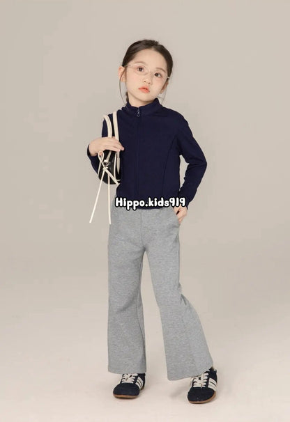 110-170cm 中大童面膜棉短版修身運動外套｜百搭單品
