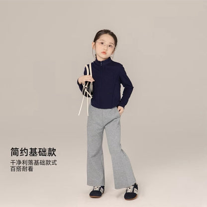 110-170cm 中大童面膜棉短版修身運動外套｜百搭單品