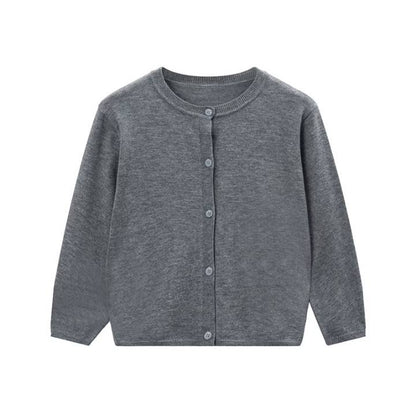 110-170cm ♥︎ 兒童親膚羊毛混紡薄外套｜6 colors