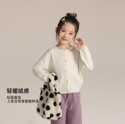 110-170cm ♥︎ 兒童親膚羊毛混紡薄外套｜6 colors