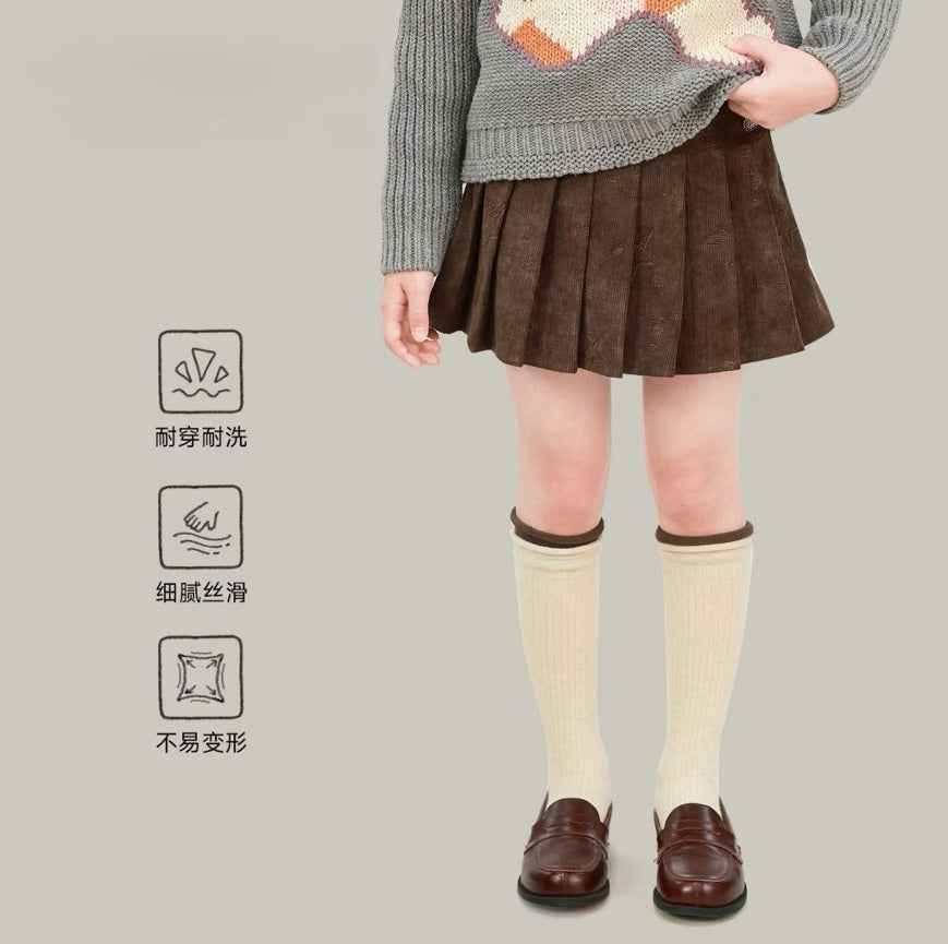 100-160cm ♥︎ 兒童美式廢土風百摺短裙