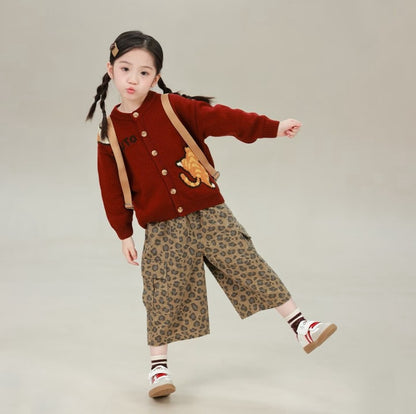 80-160cm ♥︎ 兒童卡通長袖針織衫｜4 colors