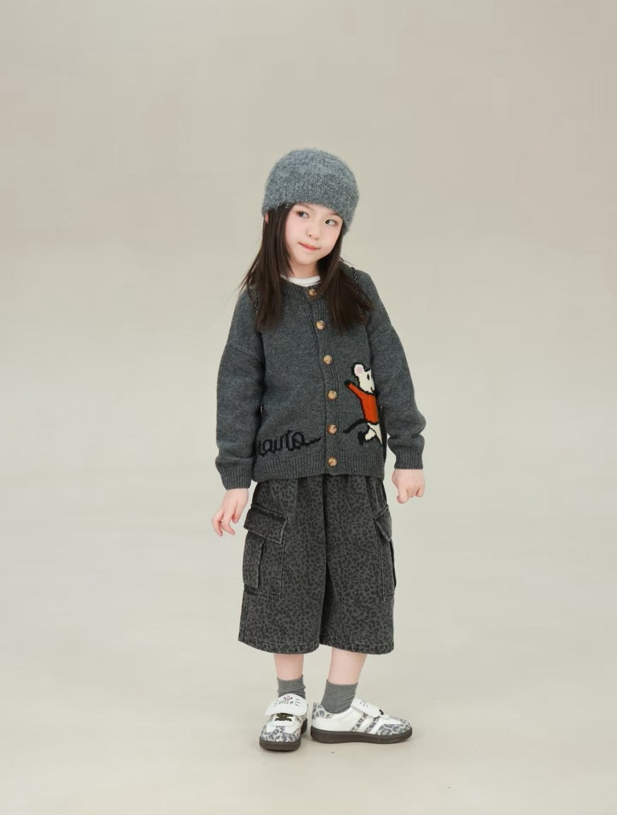 80-160cm ♥︎ 兒童卡通長袖針織衫｜4 colors