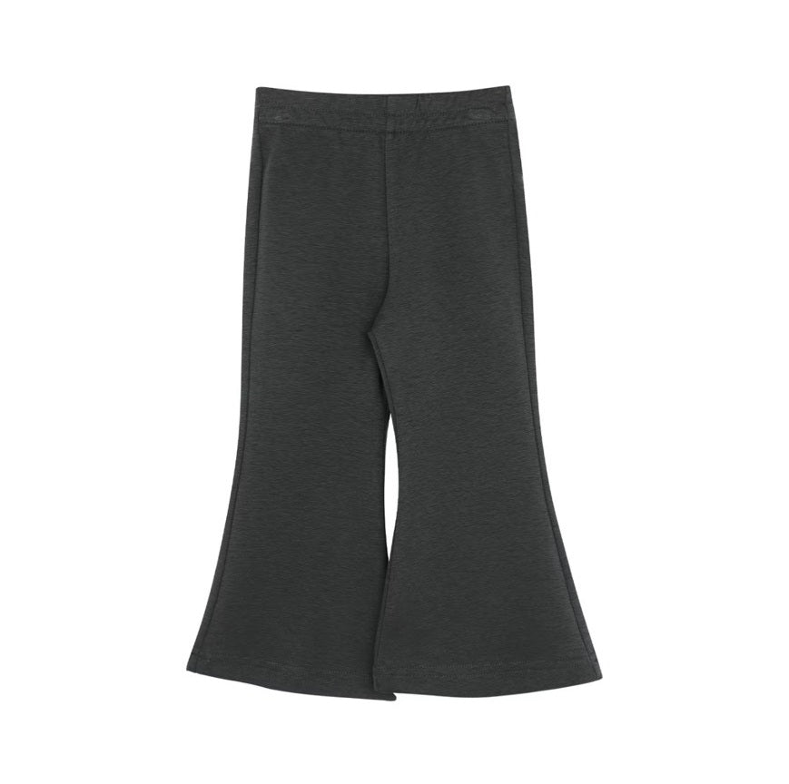 100-160cm ♥︎ 女童彈力修身棉萊賽爾微喇叭褲｜2 colors