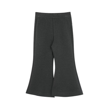 100-160cm ♥︎ 女童彈力修身棉萊賽爾微喇叭褲｜2 colors