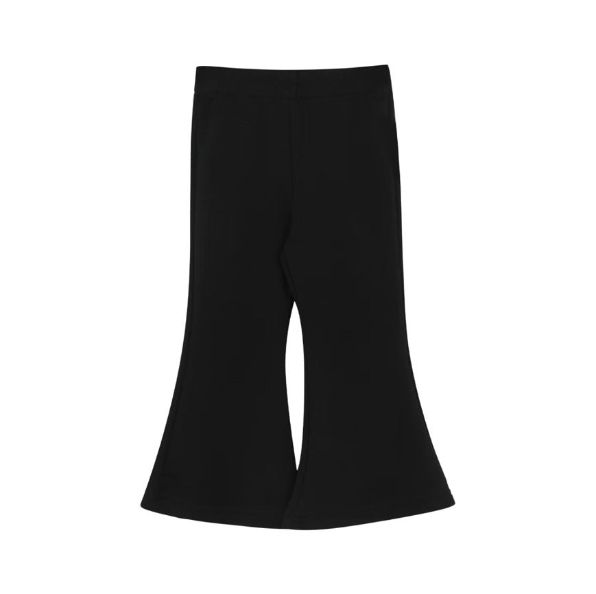 100-160cm ♥︎ 女童彈力修身棉萊賽爾微喇叭褲｜2 colors